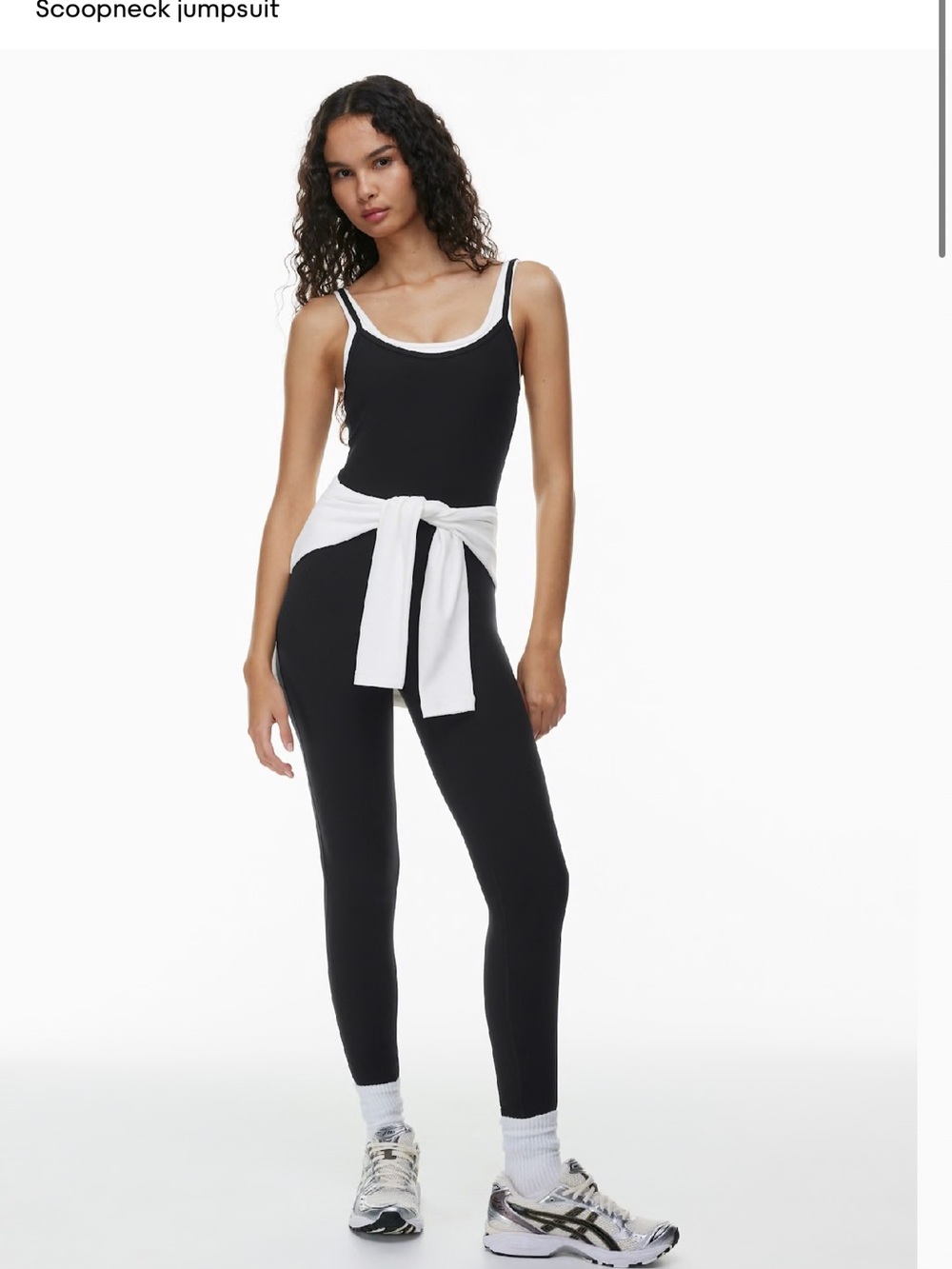 Aritzia Navy Slim Tank Jumpsuit - Picture 4 of 4